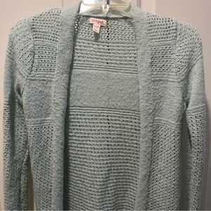 Cat & Jack open cardigan sweater in light blue size M